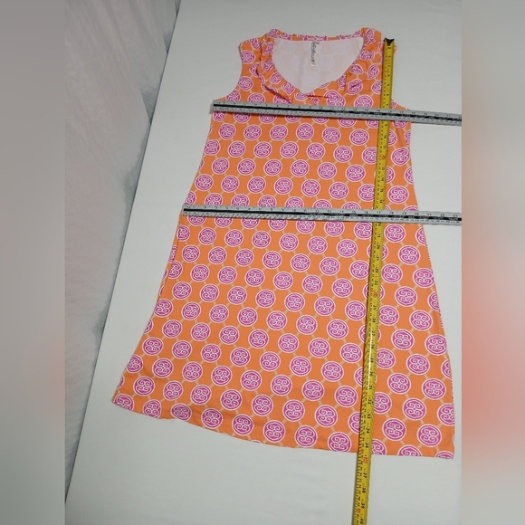 Lulu- B V Neck Sleeveless Colorful Mini Dress. Size M - Picture 3 of 7